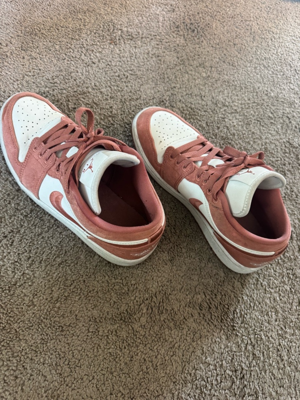 Nike Air Force Ones Low-Top Sneakers Rose Gold